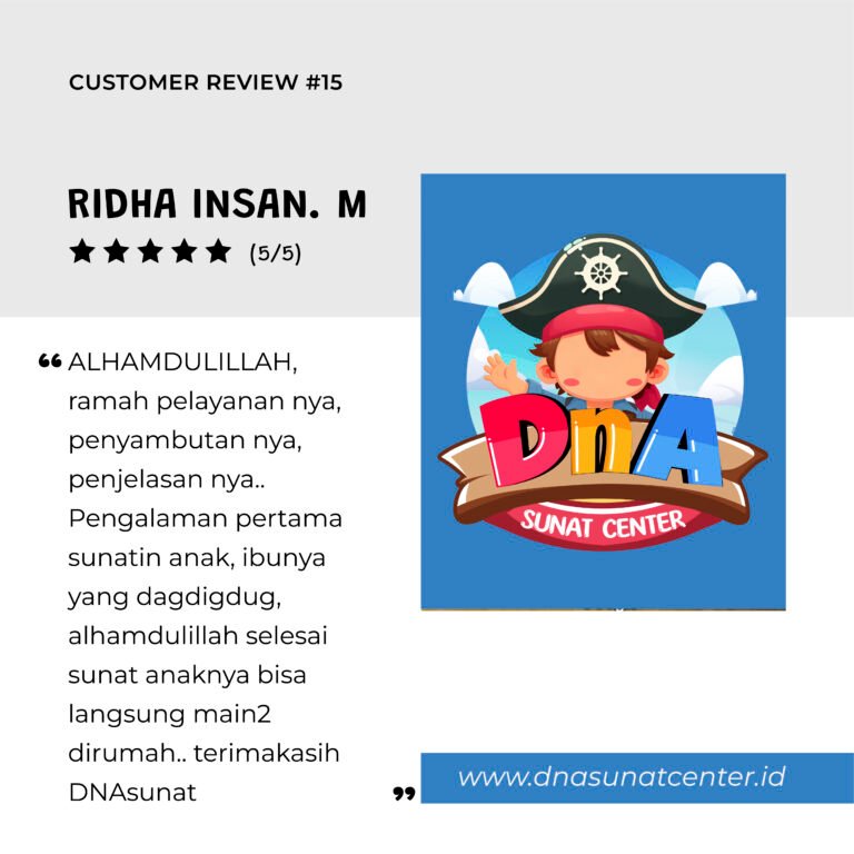 Testimoni Sunat Nyaman DnA SC